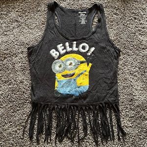 Grey Minions Tank Top